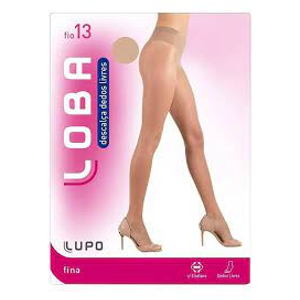 MEIA CALÇA para usar com sandália fina transparente fio 13 lupo 5650 01