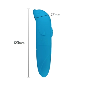VIBRADOR Ponto G Formato Golfinho com Textura Aveludada – GOOD VIBE TOYS – GO-025 3R