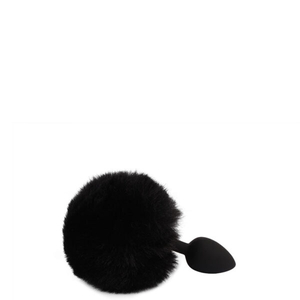 PLUG PEQUENO PRETO C/POMPOM 3R