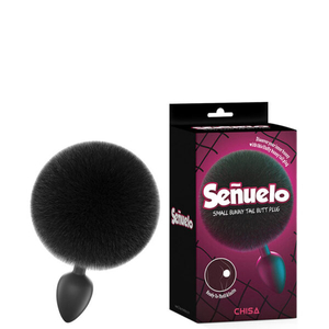 PLUG PEQUENO PRETO C/POMPOM 3R