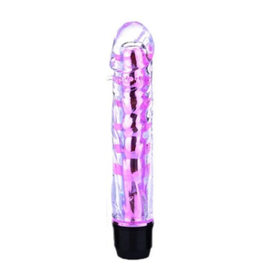 Vibrador translúcido com texturas estimuladoras MLBA1056