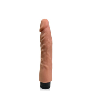 PROTESE Pênis Realístico 22 cm com Vibração Multivelocidade, Possui Glande Saliente e Veias – VIBRATION LURE – DI-023