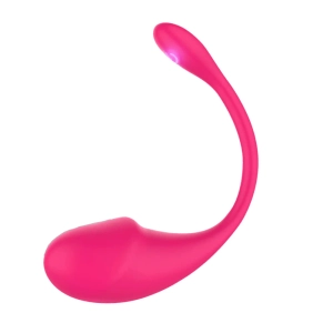 Vibrador de casal em formato de glande por aplicativo MLPP1189