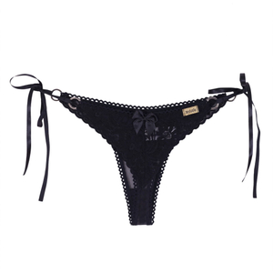 FIO de Renda com Fitas para Amarrar - Lingerie Sensual - Tô cansada