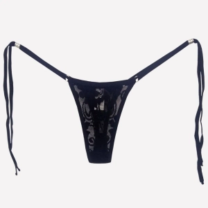 FIO Dental em Renda com Cintura de Amarrar- Lingerie sensual - Arregaça