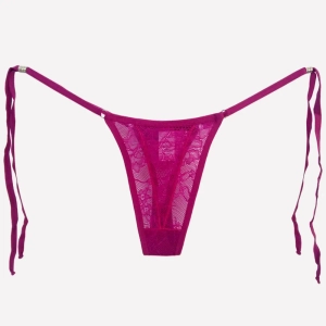 FIO Dental em Renda com Cintura de Amarrar- Lingerie sensual - Arregaça