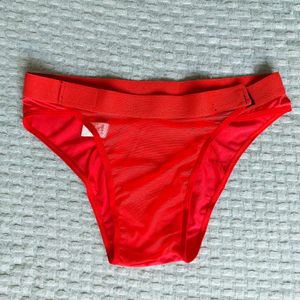 CUECA Exótica Slipe Com Abertura Lateral e Tule Frontal - Pistola