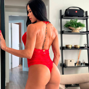 BODY em Renda com Abertura e Costas Nuas - Superior