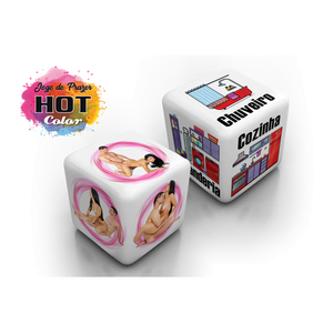 DADO JOGO DO PRAZER HOT COLOR (2 DADOS) ER-04