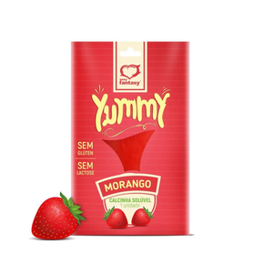 CALCINHA COMESTÍVEL - YUMMY MORANGO - 10G