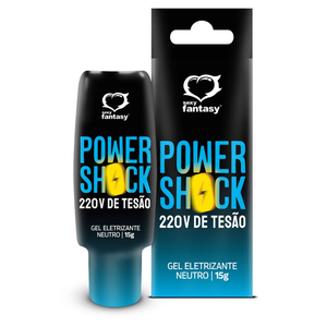 GEL EXCITANTE ELETRIZANTE - POWER SHOCK 220V DE TESÃO - 15G