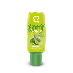GEL TÉRMICO ALCOÓLICO BEIJÁVEL - YUMMY DRINKS CAIPIRINHA - 15ML