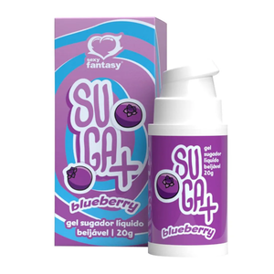 GEL SUGADOR LIQUIDO BEIJÁVEL SUGA+ BLUEBERRY - 20G