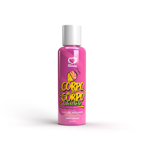 ÓLEO DE MASSAGEM HOT BEIJÁVEL - CORPO A CORPO CHICLETE - 100ML