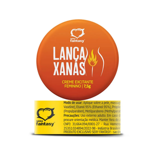 POMADA EXCITANTE FEMININO - LANÇA XANAS - 7,5G