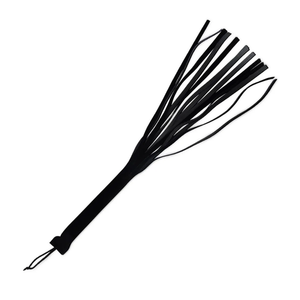 CHICOTE EM CAMURÇA PRETO - 40 CM