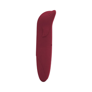 VIBRADOR PARA PONTO G A PILHA - GOLFINHO VINHO