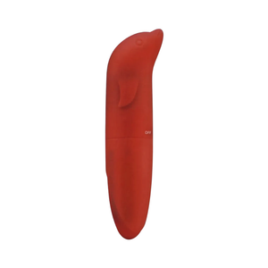 VIBRADOR PARA PONTO G A PILHA - GOLFINHO VERMELHO