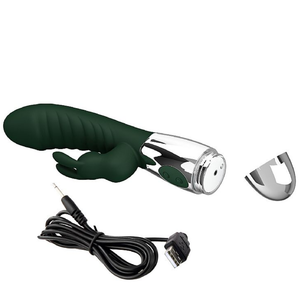 VIBRADOR DE PONTO G E CLITÓRIS COM 30 VIBRAÇÕES - NAUGHTY BUNNY