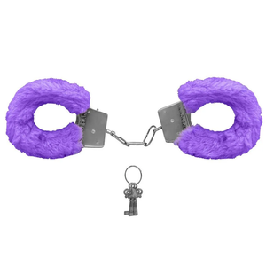 ALGEMA DE METAL COM PELUCIA ROXO