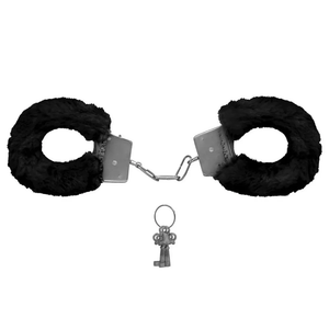 ALGEMA DE METAL COM PELUCIA PRETO