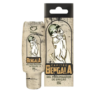 GEL PROLONGADOR DE EREÇÃO - CAPITÃO BENGALA - 15G