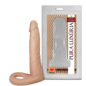 Pênis Realístico com Anel Companheiro - 15cm X 3,2cm Sexy Fantasy