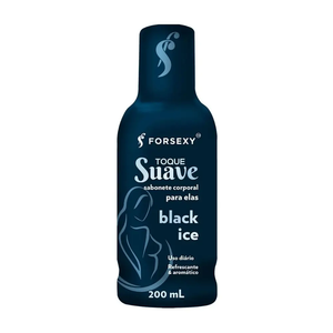 SABONETE ÍNTIMO E CORPORAL - TOQUE SUAVE BLACK ICE - 200 ML