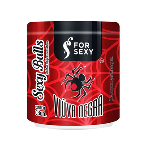 CÁPSULAS FUNCIONAIS - SEXY BALLS VIÚVA NEGRA - 03 UN
