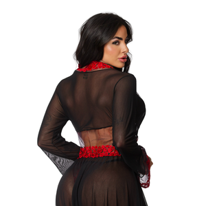 HOBBY CHAMAS DO PRAZER PRETO C/ VERMELHO - TAM U