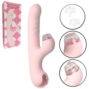 VIBRADOR DE PONTO G E CLITÓRIS COM PULSAÇÃO / VAI E VEM - DJ SONA