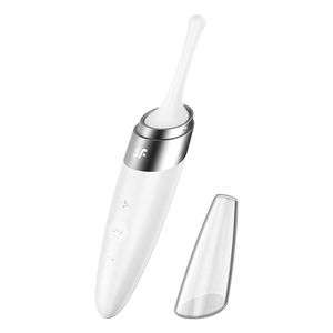 SATISFYER TWIRLING DELIGHT VIBRADOR CLITÓRIANO BRANCO