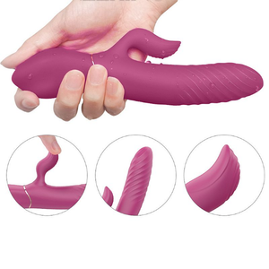 VIBRADOR DE PONTO G E CLITÓRIS COM VAI E VEM / IMPULSO - LIGHTERS