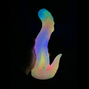 PLUG ANAL ALIEN FLUORESCENTE - 18,8 X 3,8 CM