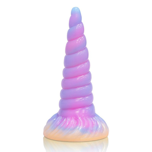 PLUG ANAL CÔNICO ALIEN FLUORESCENTE - 20,5 X 5,0 CM
