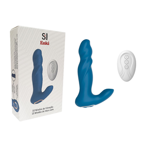 VIBRADOR DE PRÓSTATA COM VAI E VEM - ENKI