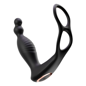 PLUG PARA PRÓSTATA EM SILICONE VIA APP COM AQUECIMENTO E ANEL DUPLO - PULSEDUO