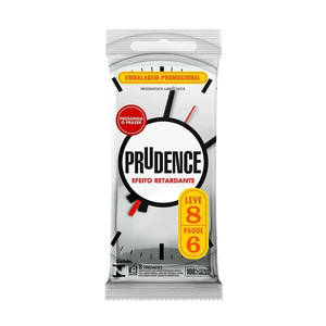 PRESERVATIVO EFEITO RETARDANTE LEVE 8 PAGUE 6 - PRUDENCE