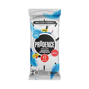 PRESERVATIVO SENSITIVE RETARDANTE C/6 - PRUDENCE