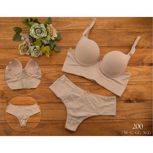 CONJUNTO REFORÇADO LISO COM BOJO