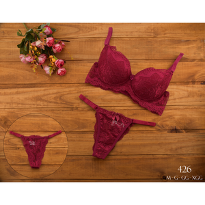 CONJUNTO RENDADO FIO DUPLO
