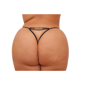 CALCINHA PERSONALIZADA PLUS PRETO ILUSION