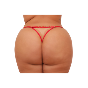 CALCINHA PERSONALIZADA PLUS VERMELHO ILUSION