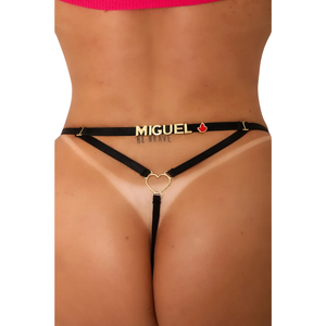 CALC. PER. SECRETA LOVE PRETO COM VERMELHO