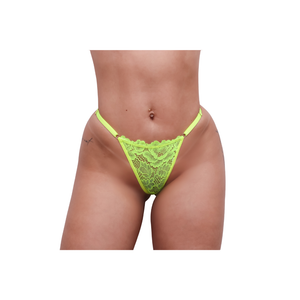 CALC. STRASS AMARELO NEON - PUTINHA
