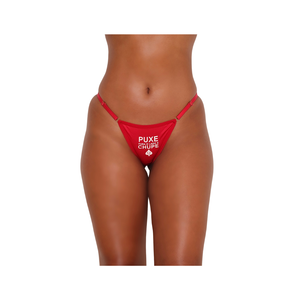 CALCINHA FETICHE VERMELHO - PUXE PARA O LADO E CHUPE