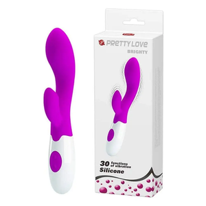 VIBRADOR DE PONTO G E CLITÓRIS - BRIGHTY PRETTY LOVE