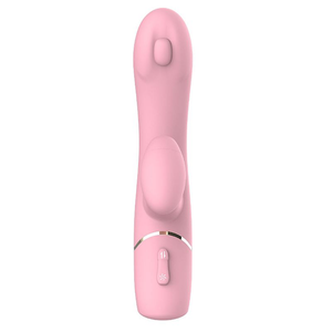 VIBRADOR DE PONTO G E CLITÓRIS COM PULSAÇÃO / DEDILHAR - DIXIE