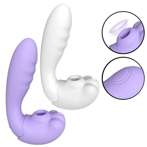 VIBRADOR DE PONTO G E CLITÓRIS COM PULSAÇÃO / TAPPING - KITTY
