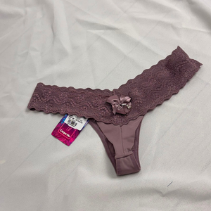 FIO MICROFIBRA - RENDA COM LAÇO E BIJOUTERIA - SATIN - TAM GG